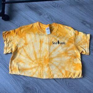 Kids Tie-Dye T-Shirt - Yellow